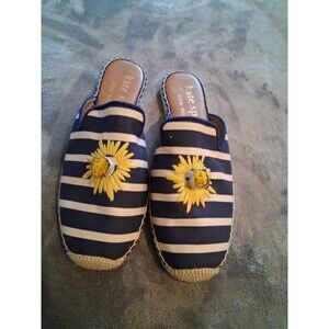 Kate Spade New York Women's Solero Navy Espradilles Sunburst Women's Shoes 8.5